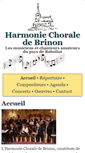 Mobile Screenshot of harmonie-chorale-brinon.com